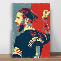 Sergio Ramos Posters (Matte 300 GSM Paper, 13x19-inch, Multicolour) For Room , Office Football Poster Paper Print-image-31