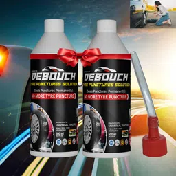 debouch S Puncture repair tyre sealer liquid 1000 ml| Tubeless Tyre Puncture Repair Kit Tubeless Tyre Puncture Repair Kit-picture-20
