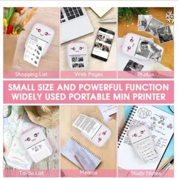 Tanlesa Mini Bluetooth Thermal Printer, Portable Label Printer Inkfree Printer printer image 4
