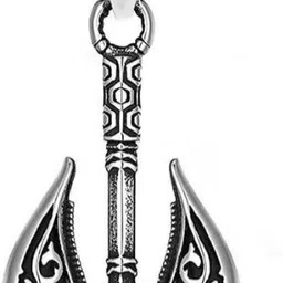 rappersshop Viking Double Blade Axe Pendant Locket With Chain Gold-plated Stainless Steel Pendant Set image 3