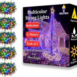 fizzytech 40 LEDs 11 m Multicolor Color Changing String Rice Lights-picture-19