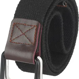 usl Men & Women Casual Black Canvas Reversible Belt-picture-16