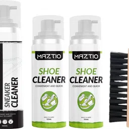 Maztio 150ml Sneaker Cleaner + 2×100ml Shoe Cleaner with Medium Brush Kit Cleaner-picture-19
