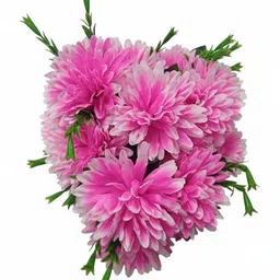 print panda Pink Chrysanthemum Artificial Flower image 4