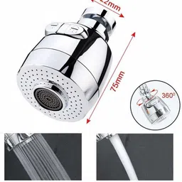 siyanshu Stainless Steel Silver Polished Head Replacement Anti-Splash Filter Head Faucet Nozzle image 4