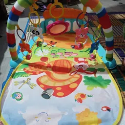 Raaz_Tummy Time Baby Mat with Kick-Activated Piano and Rattle Toys-image-35