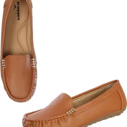 catbird Genuine Leather Loafers –Lightweight, Comfortable Daily Wear Slip-Ons Loafers For Women image 3