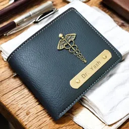 celed Men Formal Blue Genuine Leather Wallet image 1