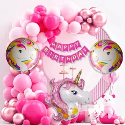 HBD Unicon Theme for Party Decoration Kit For Lovely Child.-image-44