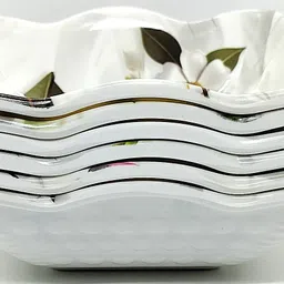 laserbot Melamine Serving Bowl ANTI DUST COATING BOWL CHAMPA Serving Bowl Dinnerware Salad, Mixing, Pasta image 4