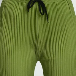 gladly Pack of 2 Women Regular Fit Maroon, Light Green Cotton Blend Trousers image 5