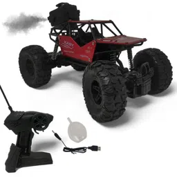 aavkar creation Rock car Red For Kids With Fully Remote Control And Mist Smoke-picture-20