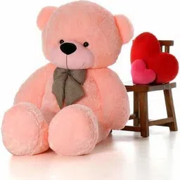 NEW STYLE SOFT TOYS LOVER teddy bear pink colors size 3 feet - 90 cm-image-8