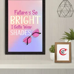 eCraftIndia Pink & Purple Quirky Satin Matt Texture UV Art Painting image 4