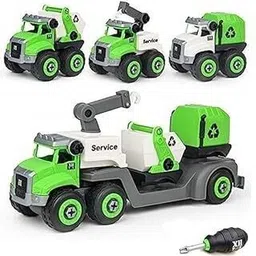 wonder creatures 3 in 1 City Cleaner Garbage Truck with Screwdriver for Urban Waste Management image 1