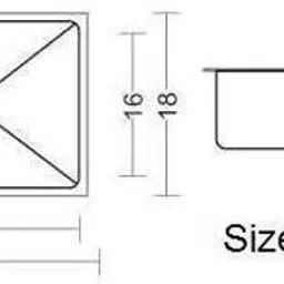 tantia 24 x 18 x 10 Single Bowl Handmade Kitchen Sink Black 24" X 18" X 10" HANDMADE 304 BLACK MATT GRADE SINK 304 Stainless tan148 Vessel Sink image 5
