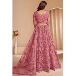reelove factory Embroidered Semi Stitched Lehenga Choli image 3