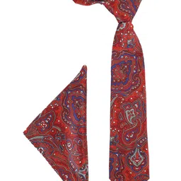 Alvaro Castagnino Men Maroon & Blue Printed Accessory Gift Set image 2