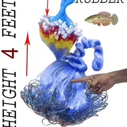 Heavy-Duty Fishing 60 ft Length | Durable Nylon Mesh with Rubber Float Support Water Polo Net-image-24