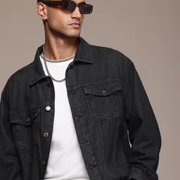 roadster Men Solid Jacket image 1
