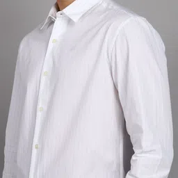 flying machine Men Slim Fit Striped Casual Shirt image 5