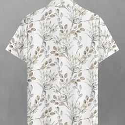 bullmer Men Regular Fit Printed Spread Collar Casual Shirt image 2