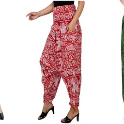 narnari Printed Rayon Women Harem Pants-picture-25