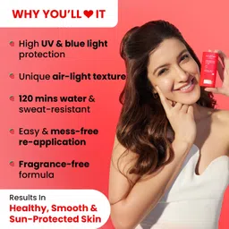 dot & key Sunscreen - SPF 50 PA++++ Strawberry Dew Stick On-The-Go With Ceramide Normal Skin Type image 3