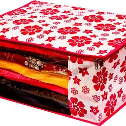 Champaran Industries Non Woven Saree Cover Cotton Laundry Bag-image-20