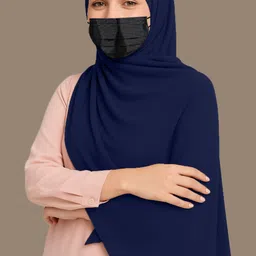 matifa Solid Georgette Women Multicolor Scarf, Stole image 2