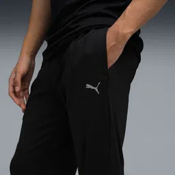 puma M RUN Knitted Pants Men Solid Black Track Pants image 2