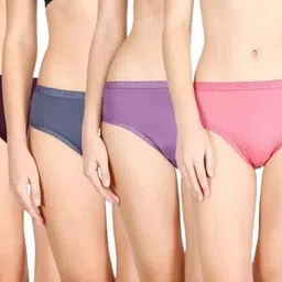 lux cozi Pack of 4 Women Hipster Multicolor Panty-picture-28