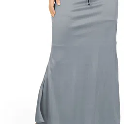 Woo THiNG Fishcut Sari Shapewear Lycra Blend Petticoat-image-42
