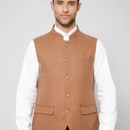 cantabil Self Design Men Waistcoat image 1