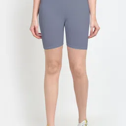 Jinfo Women Pack Of 3 Mid-Rise Lycra Cycling  Shorts image 2