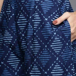 libas Women Cotton Blend Kurta Palazzo Set image 4