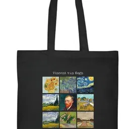 toteaa Men & Women Black Messenger Bag-picture-17