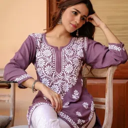 bncollection Women Embroidered Cotton Rayon Straight Kurta-picture-22