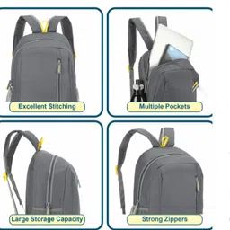 latcho Medium 22 L Laptop Backpack 22 L Backpack DAYPACK Small Bags for daily use library office outdoor hiking image 4