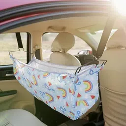 babking THE CRADLLE FOR GENIUS Nylon Car Cradle Hammock For 0 To 3 Year Baby image 2