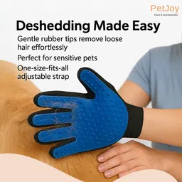 petjoy Pet Grooming Kit, Combo of 4-Nail Cutter, filer, Gloves, Palm Glove(Multicolor) Plain/ Bristle Brushes for Dog, Cat, Rabbit, Hamster image 3