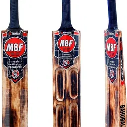 xtroke M8F Burn Edition Scoop Design Hard Hitting Lightweight Power Performance Poplar Willow Cricket Bat For 10 - 12 Yrs-picture-23