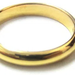 rashiring GOLDEN RING WITH GOOD FINISHING Brass Ring image 3