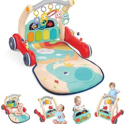 magicwand 2-in-1 Multi-Function Piano Baby Activity Gym Playmat & Walker - Green-picture-16