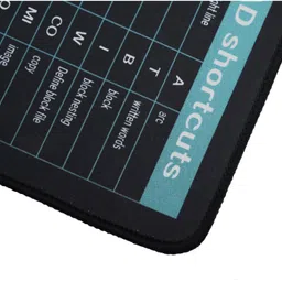 Smitex Gaming Mouse Pad for Desk, Non Slip Rubber Base Office Shortcut Keys Mousepad image 2