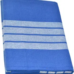 tuni mani 64 TC Cotton Single Striped Flat Bedsheet image 2