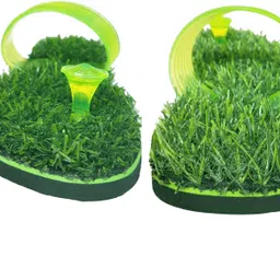 parie Double Soft Comfortable Grass Eva Rubber Healthy Slippers For Men's And Boy's Men Slippers image 5
