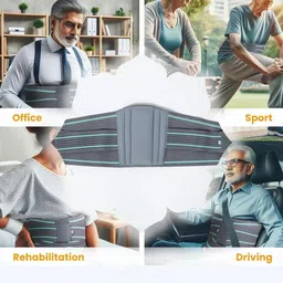 debik Sacral Lower Brace Waist belt for Back Pain Relief Back / Lumbar Support image 5