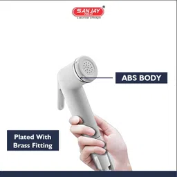sanjay chilly Health Faucet Cuff ABS Body Chrome Faucet Mount image 2