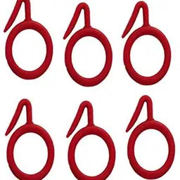 loom creations Red Curtain Rings, Curtain Hooks-picture-22